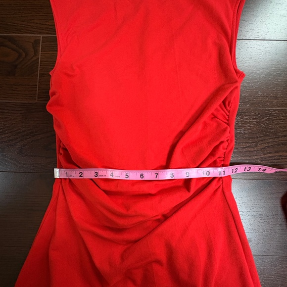 Poppy red mini dress - Picture 4 of 6